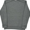 The North Face Sweatshirt - Large Grey Cotton Blend