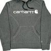 Workwear Carhartt Graphic Hoodie - Large Grey Polyester Blend