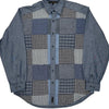 Tommy Hilfiger Checked Shirt - Medium Blue Cotton