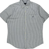 Ralph Lauren Striped Shirt - Medium Blue Cotton