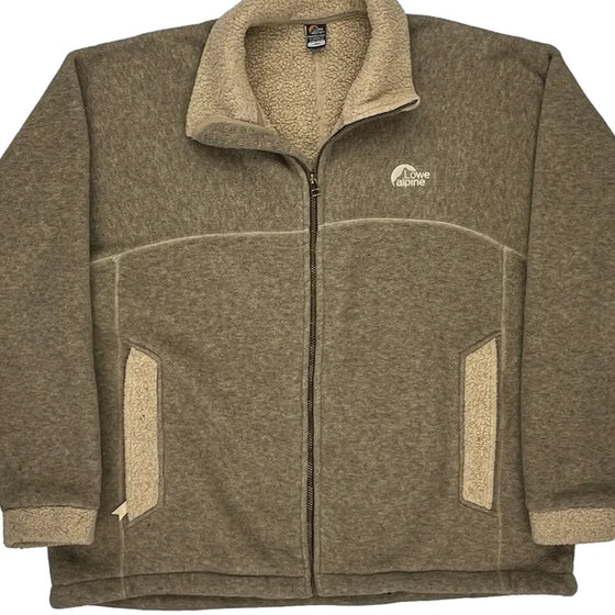 Made In Canada Lowe Alpine Fleece - Large Beige Polyester