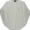 Ralph Lauren Collared Shirt - XL White Cotton