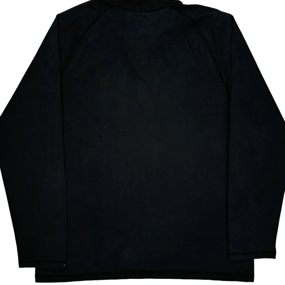 Carhartt 1/4 Zip - Large Black Cotton Blend