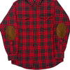 Woodsman Workshirt Ralph Lauren Checked Flannel Shirt - Small Red Cotton