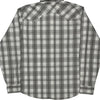 Levis Checked Shirt - Medium Grey Cotton Blend