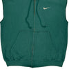 Nike Hoodie - Medium Green Cotton Blend