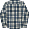 Wrangler Checked Shirt - Medium Blue Cotton