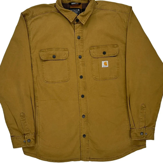 Carhartt Shirt - XL Brown Cotton