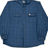 Carhartt Checked Shirt - 2XL Blue Cotton