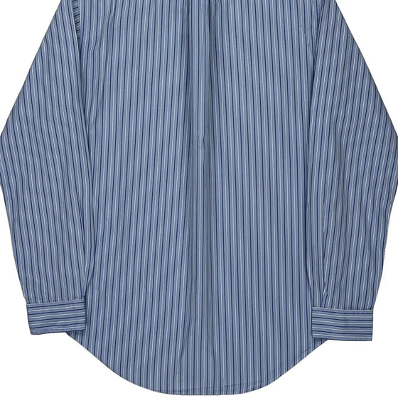 Ralph Lauren Striped Shirt - Small Blue Cotton