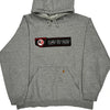 Let It Eat Carhartt Oversized Hoodie - 2XL Grey Cotton Blend