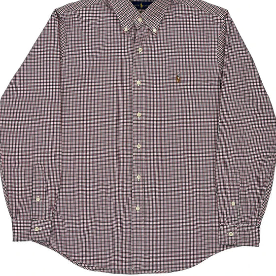 Ralph Lauren Checked Shirt - Medium Multicoloured Cotton