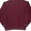 Ralph Lauren Sweatshirt - XL Burgundy Cotton Blend