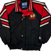 Chicago Blackhawks Starter Nhl Jacket - Large Black Nylon