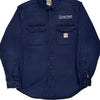 Mistras Carhartt Shirt - Medium Navy Cotton Blend