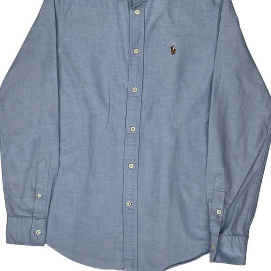 Ralph Lauren Slim Fit Shirt - Small Blue Cotton