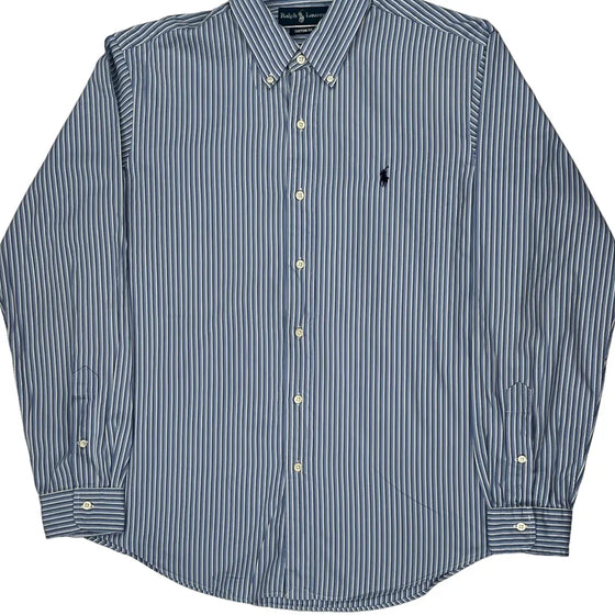 Ralph Lauren Collared Shirt - Large Blue Cotton