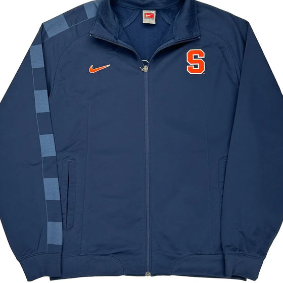 Syracuse Nike College Track Jacket - Medium Navy Polyester