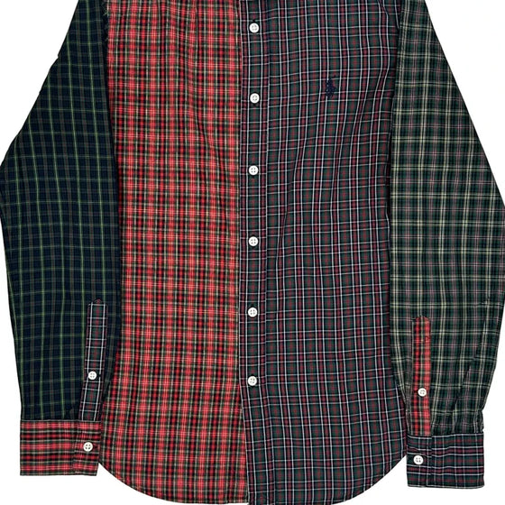 Custom Fit Ralph Lauren Checked Shirt - Small Multicoloured Cotton