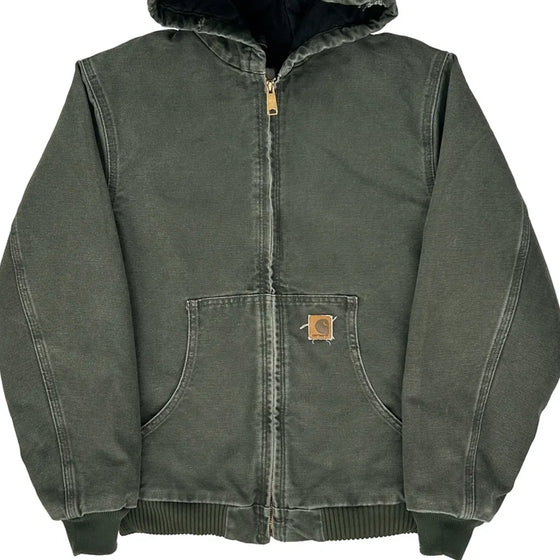 Age 14-16 Carhartt Jacket - XL Green Cotton