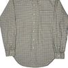 Ralph Lauren Checked Shirt - Small Beige Cotton