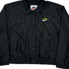 Nike Logo Nike Bomber Jacket - Large Black Polyester