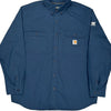 Life Construction Carhartt Shirt - XL Blue Cotton