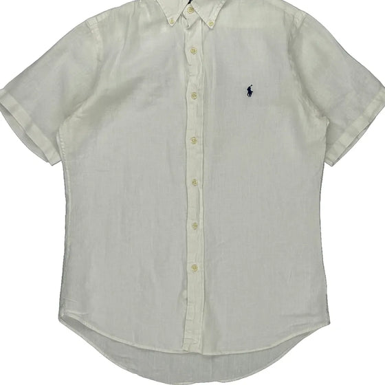 Ralph Lauren Fitted Shirt - Small White Cotton