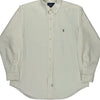 Ralph Lauren Collared Shirt - Large White Cotton