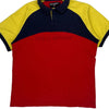 Polo Sport Collared Polo Shirt - Large Red Cotton