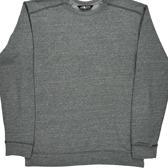 The North Face Sweatshirt - Large Grey Cotton Blend