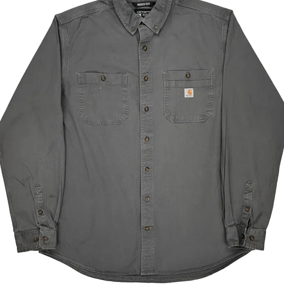 Carhartt Tall Shirt - XL Grey Cotton