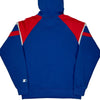 New England Patriots Starter Graphic Hoodie - Large Blue Cotton Blend