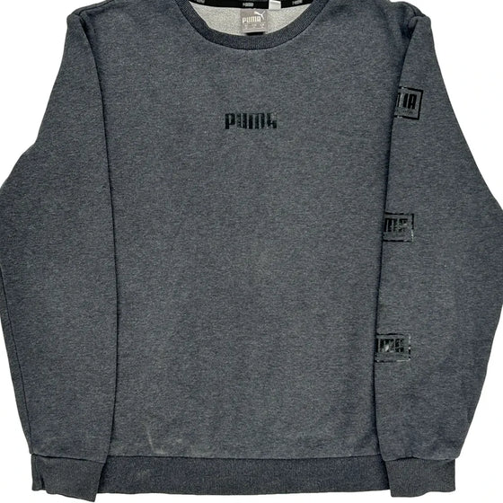 Sportswear Puma Graphic Sweatshirt - Medium Grey Cotton Blend