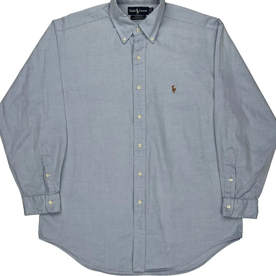 Ralph Lauren Collared Shirt - Large Blue Cotton