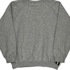 Adidas Logo Adidas Spellout Sweatshirt - XL Grey Cotton Blend