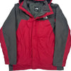 The North Face Waterproof Waterproof Jacket - Large Red Polyester