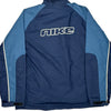 Nike Waterproof Windbreaker - Large Blue Polyester