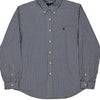 Ralph Lauren Checked Shirt - Large Blue Cotton