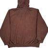 Carhartt Zip Up - 2XL Brown Cotton Blend