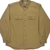 Carhartt Tall Shirt - XL Beige Cotton