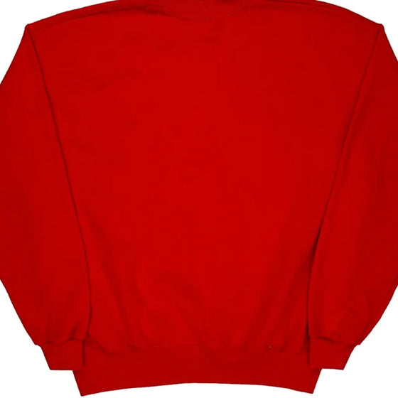 Chicago Bulls Made In Usa Hanes Graphic Sweatshirt - 2XL Red Cotton Blend