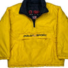 Rare 90S Original Polo Sport Jacket - Medium Yellow Polyester