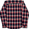 Wrangler Checked Shirt - Medium Red Cotton Blend