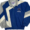 Dallas Cowboys Starter Nfl Jacket - Large Blue Nylon