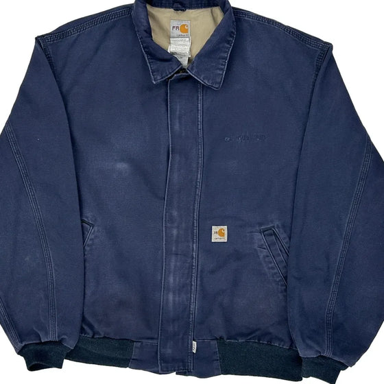 Carhartt Jacket - XL Blue Cotton Blend