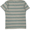 Oakley Striped T-Shirt - Medium Cream Cotton Blend