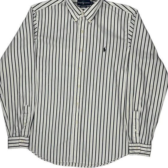 Ralph Lauren Striped Shirt - XL White Cotton