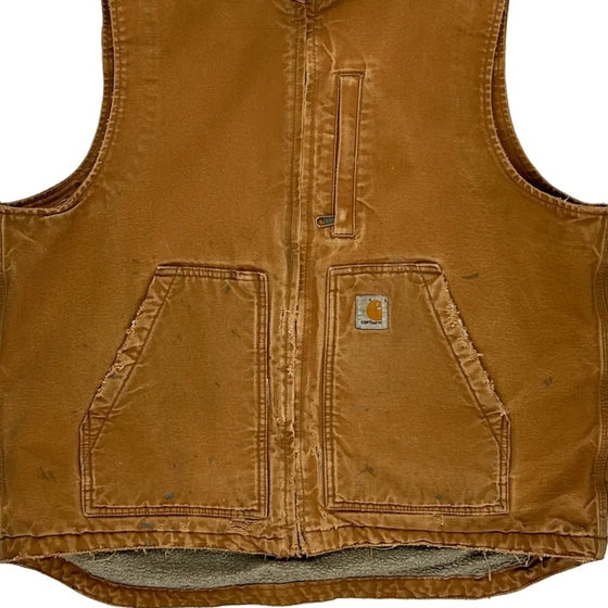 Carhartt Gilet - Large Brown Cotton