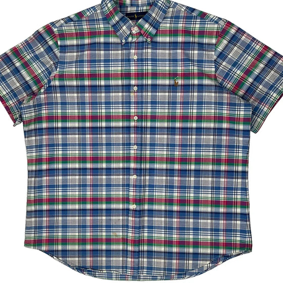 Ralph Lauren Short Sleeve Shirt - XL Multicoloured Cotton